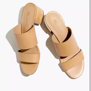 Madewell Kiera Mule Sandal 8.5 Vintage Beige